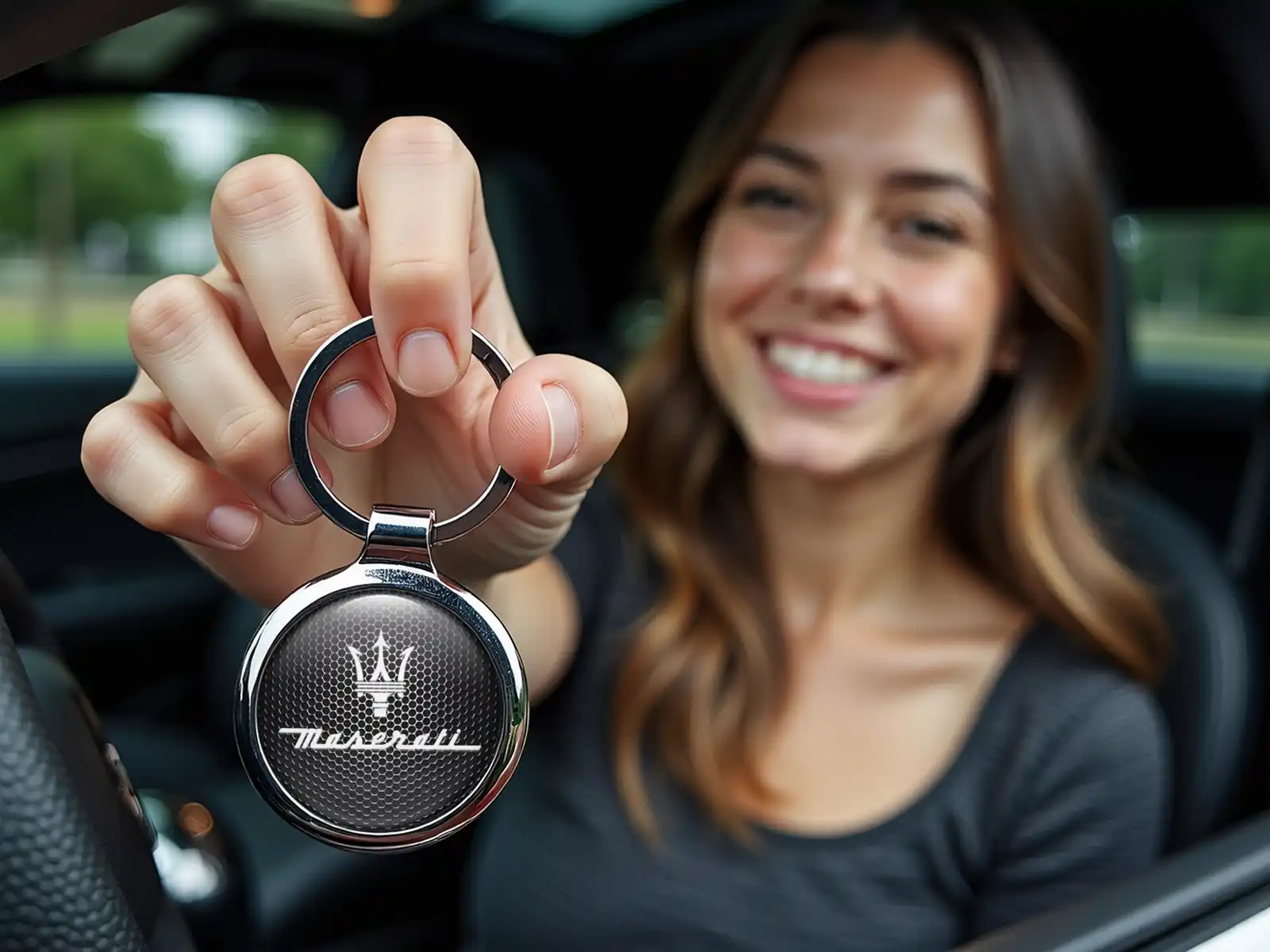 Maserati Llavero Hombre Metal Robustо